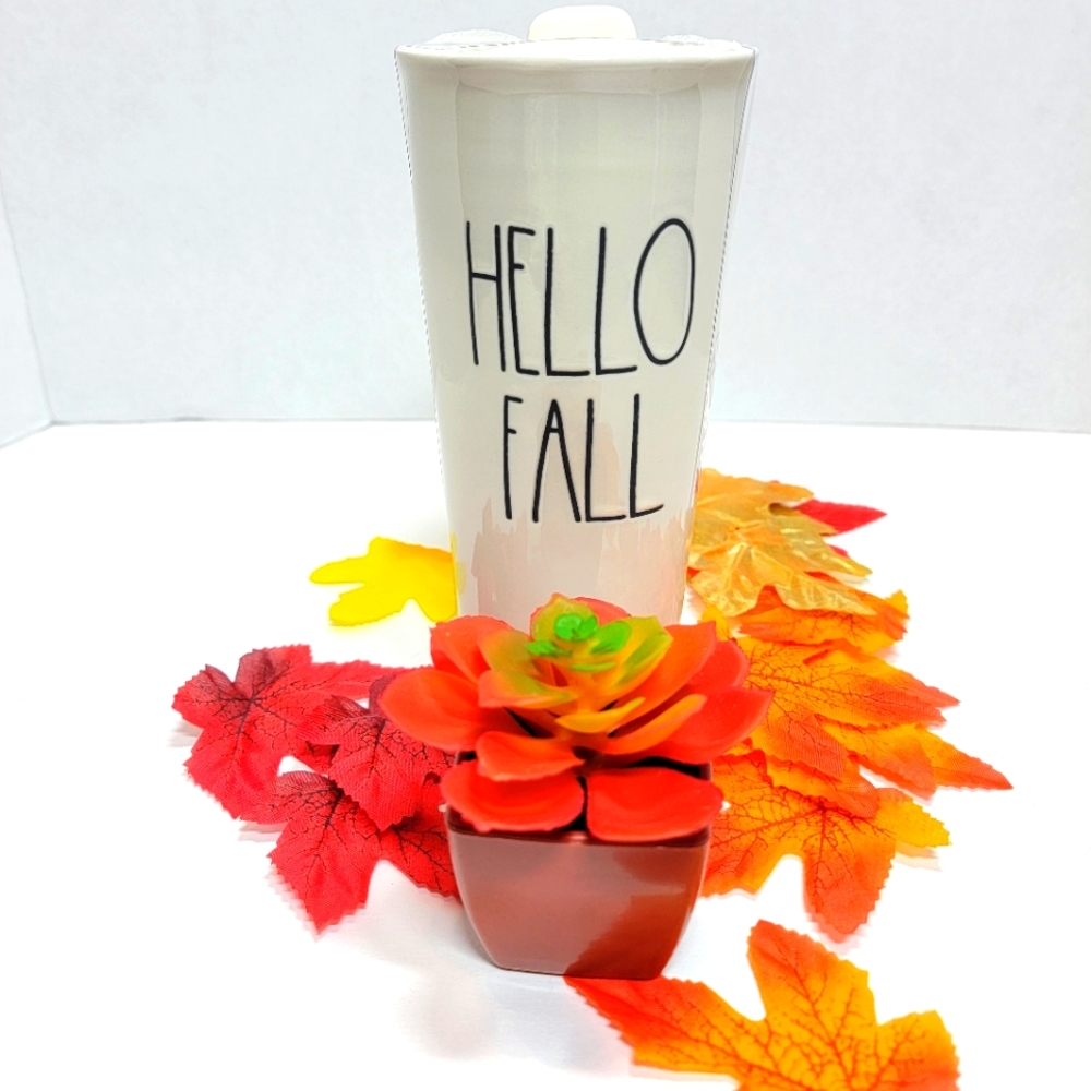 🍁 🆕️ Rae Dunn Hello Fall Tumbler Mug